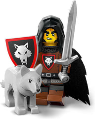 LEGO Wolfpack Beastmaster minifigure front view for display and collection
