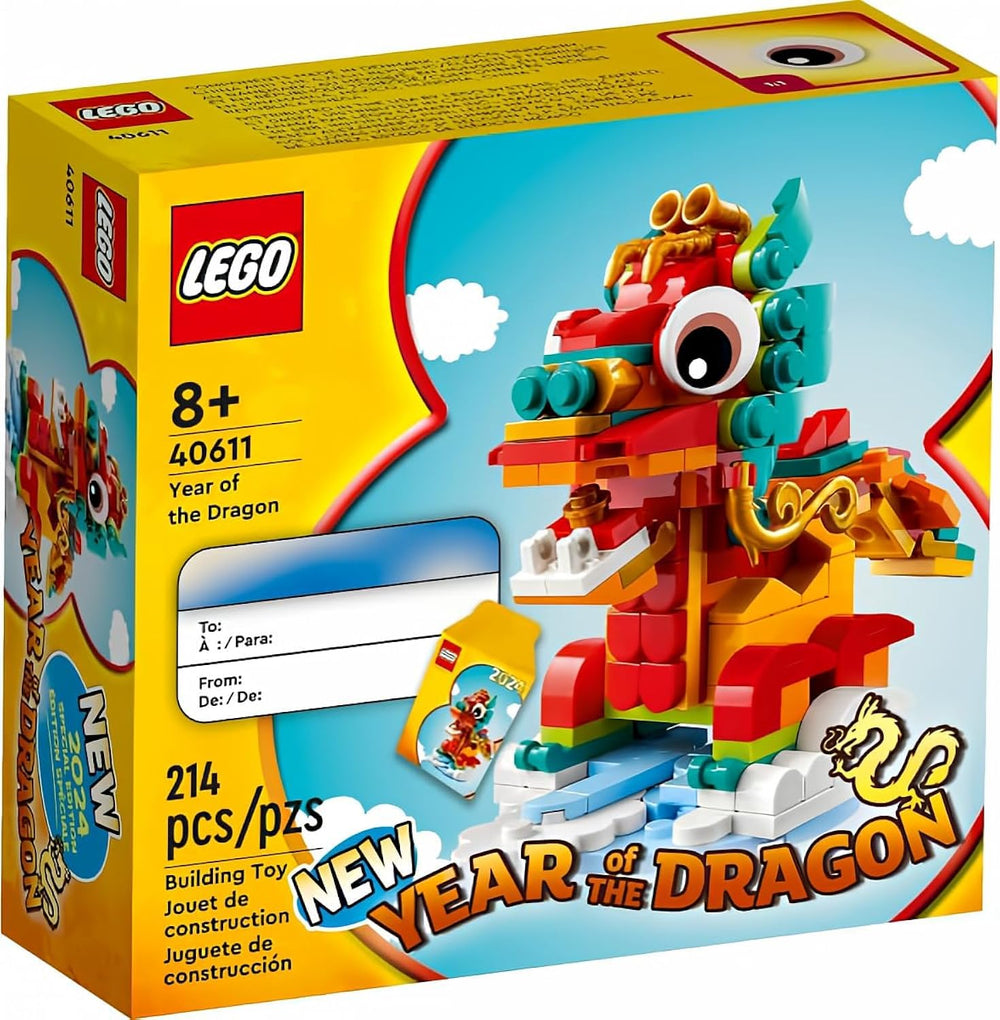 LEGO Year of the Dragon dragon-figure ideal for display and collection.