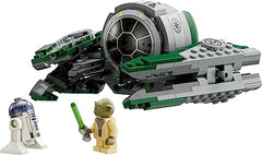 LEGO Yoda minifigure with lightsaber in action pose for vivid storytelling