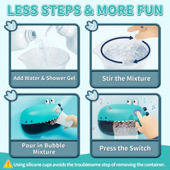 Three strong suction cups secure the toy to the tub