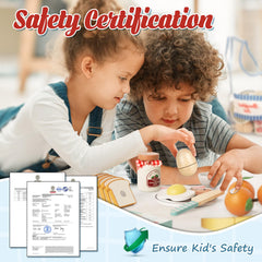 Lehoo Castle complete play food set supports open-ended imagination and easy cleanup.