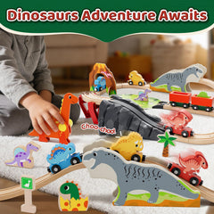 Lehoo Castle Dinosaur Train Set volcano tunnel for adventurous passages