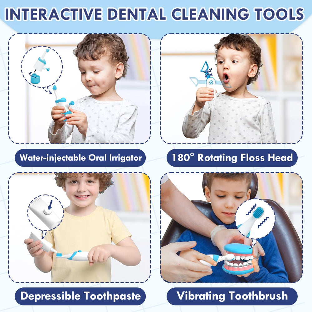 Lehoo Castle doctor costume enhances immersion during family dental pretend play