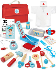 Lehoo Castle doctor kit coat and stethoscope inspire imaginative play and gentle pretend care.