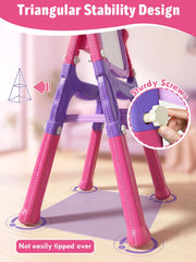 Lehoo Castle Easel in tabletop mode for compact spaces