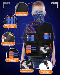 Lehoo Castle kid vest keeps players comfortable during competitive rounds