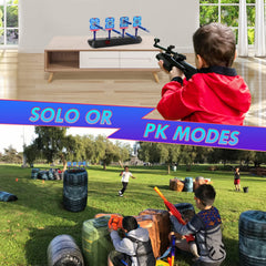 Lehoo Castle Nerf set includes 60 foam bullets for extended play