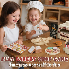 Lehoo Castle play food pieces including pizza baguette and donuts for storytelling