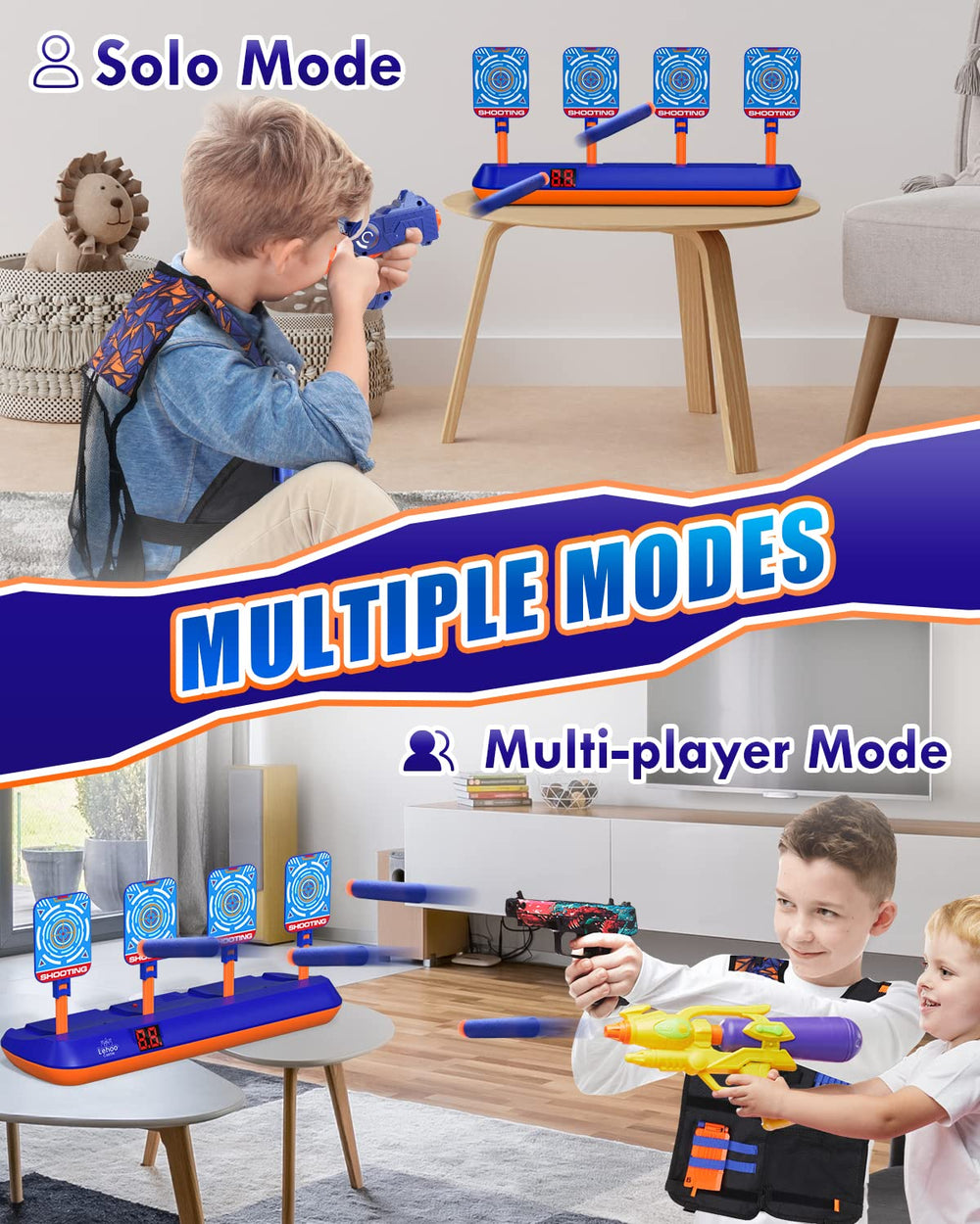 Lehoo Castle shooting glasses protect young players during fast-action games