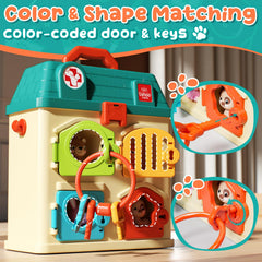 Lehoo Castle Vet Playset tools including stethoscope and thermometer