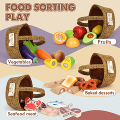 Lehoo Castle orange play food for color learning and imaginative snacking