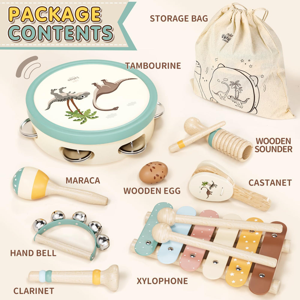 Lehoo Castle wooden sounder helps tactile exploration and sound differentiation.