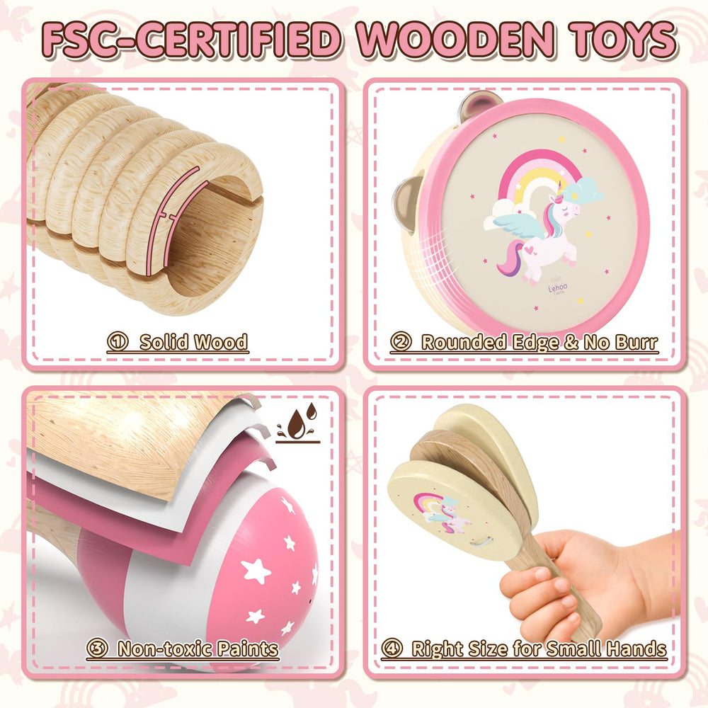 Lehoo Castle wooden sounder for tactile musical exploration.