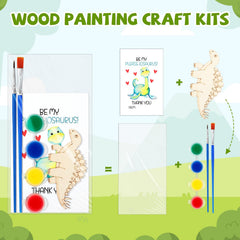 Leinuosen dinosaur wood cutouts in 7.5 cm size for easy artwork
