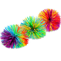 Leinuosen fidget rainbow ball showing texture for sensory focus