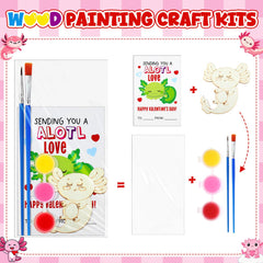 Leinuosen mini watercolor set with brushes for quick art projects