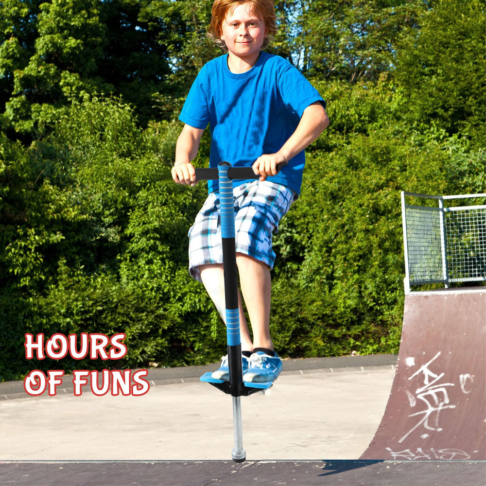 Leitee pogo stick safety foam handles offer confident grip.