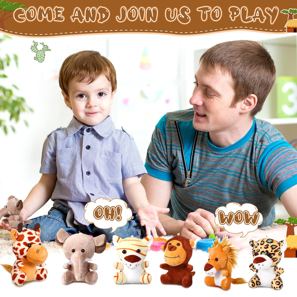 Leitee safari animals decor ideas, great for baby showers and parties