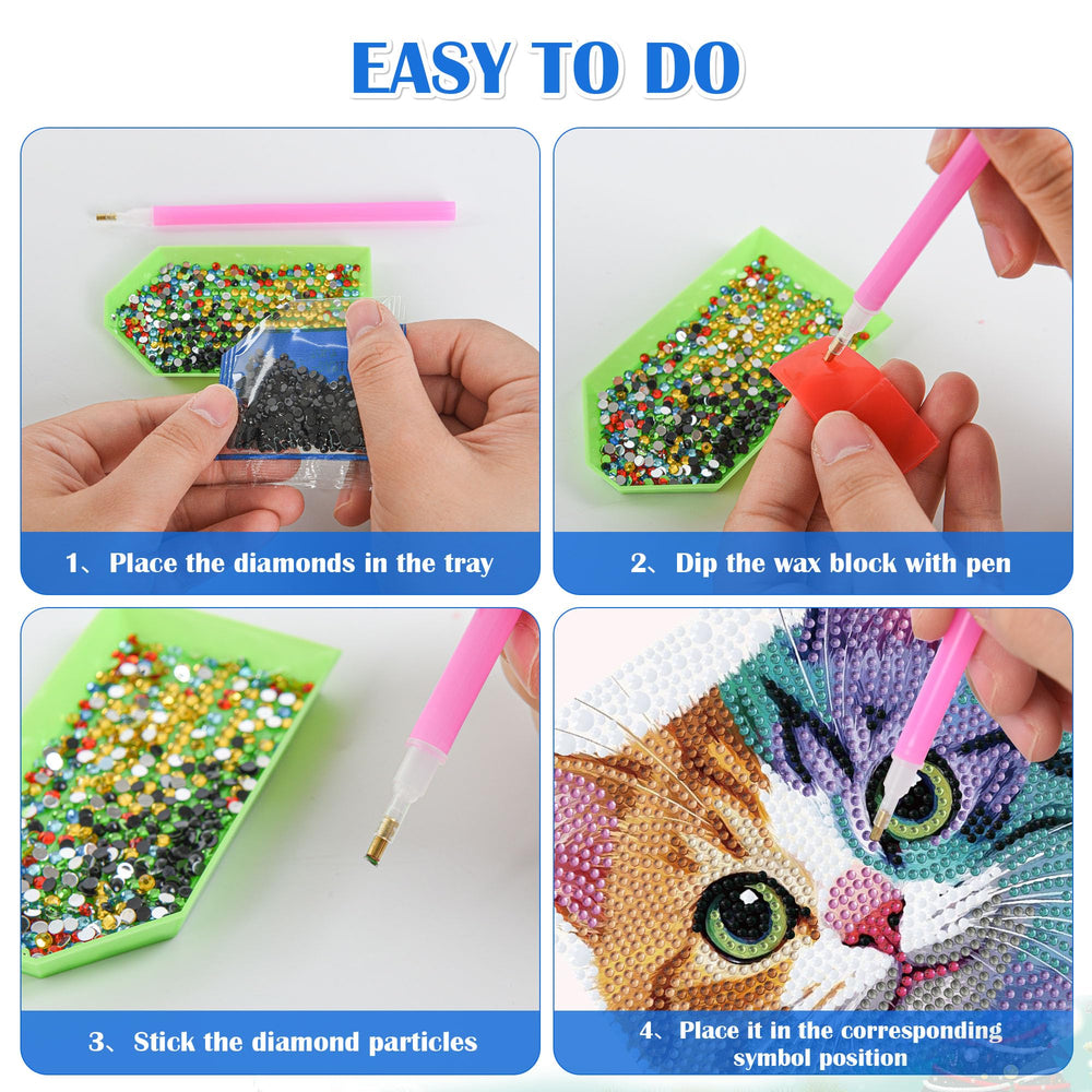 Leixonl Diamond Art Kit gift-ready packaging makes a thoughtful present.