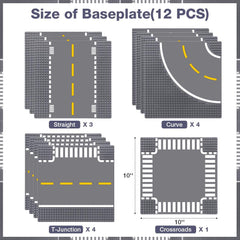 Lekebaby bases are compatible with major brick brands for extended building.