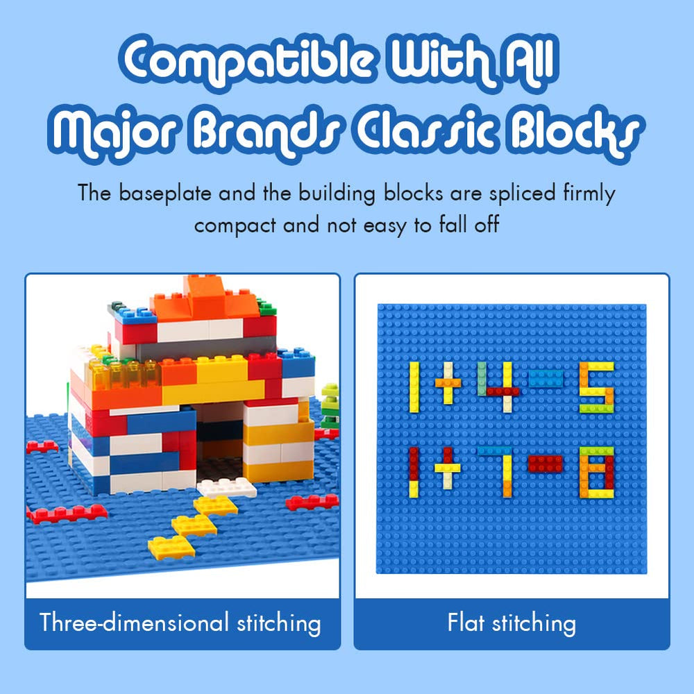 Lekebaby baseplates creative assembly invite kids to reconfigure shapes quickly.