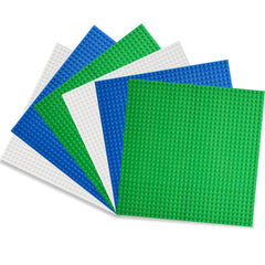 Lekebaby classic 10x10 blue baseplates set enhances modular scenes and stable layouts