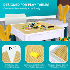 Lekebaby baseplates support easy connection and stable builds for kids.