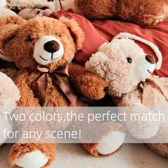 LELELONG plush bears perfect Christmas tree accents and holiday gifting.