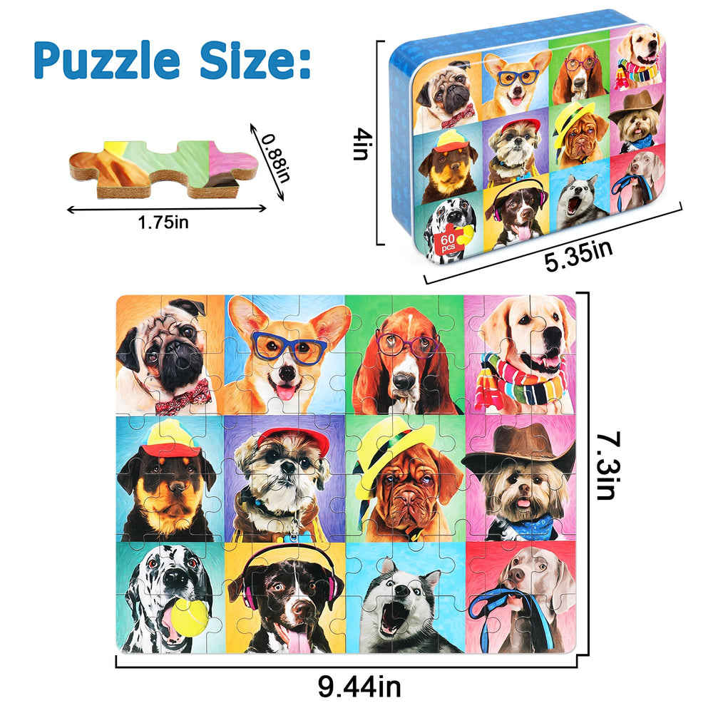 LELEMON kids puzzle 4-6 years, bright design supports early problem-solving.