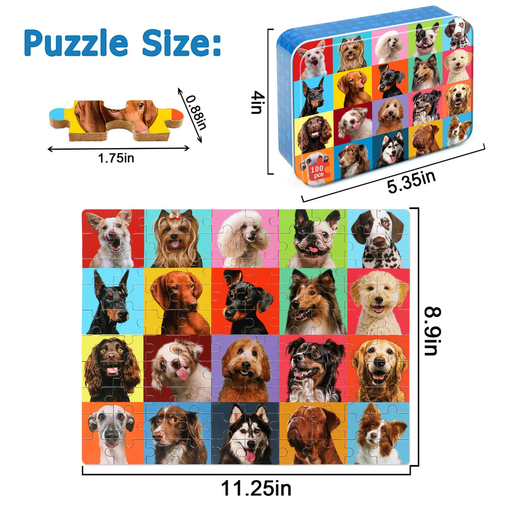 LELEMON kids puzzle with bright characters supports learning through play.