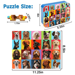 LELEMON kids puzzle with bright characters supports learning through play.