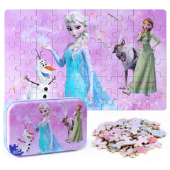 LELEMON Pretty Girl 60-piece puzzle in a box promotes focused play and creativity