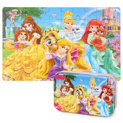 LELEMON puzzle set stored in metal box for travel and organization