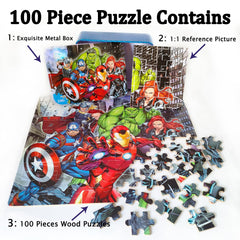 Picture guide inside the box helps kids check progress