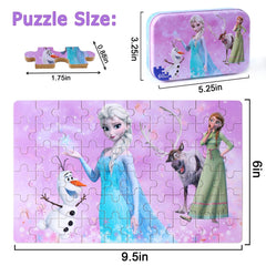 LELEMON Snowman 60-piece puzzle on a box encourages imaginative problem solving
