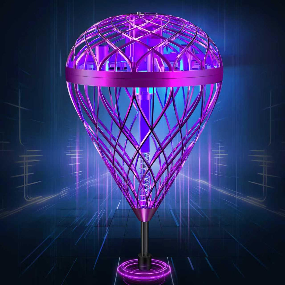 LEMATRIX 2025 Flying Shuttlecock Toy demonstrates outdoor hover for active play.