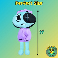 Lemoneon Dandy's World Astro plush, close-up face, detailed design for collectors.