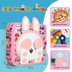 Lemrok Montessori Busy Book is travel-friendly for calm, screen-free journeys