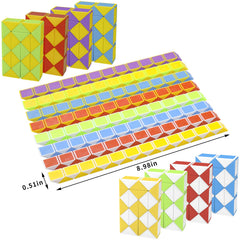 LENDOD mini snake cubes rotate in four directions for shape challenges.