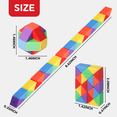 LENDOD colorful twist puzzle travel toy boosts finger dexterity