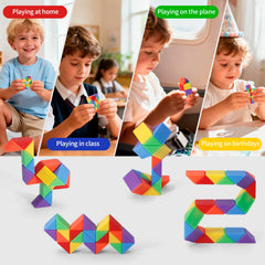 LENDOD educational STEM toy builds geometry skills with many shapes