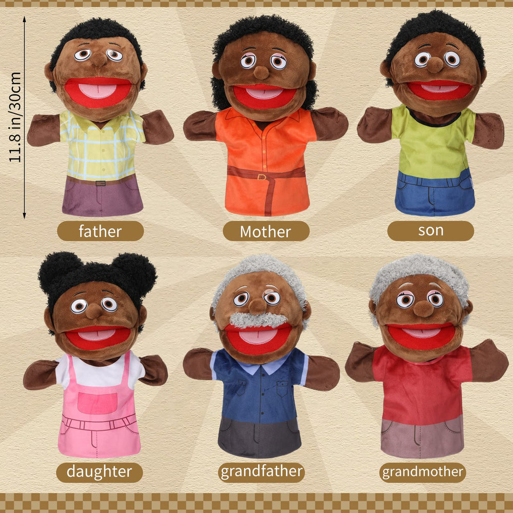 Lenwen grandpa puppet with movable mouth supports expressive narration and memory games.