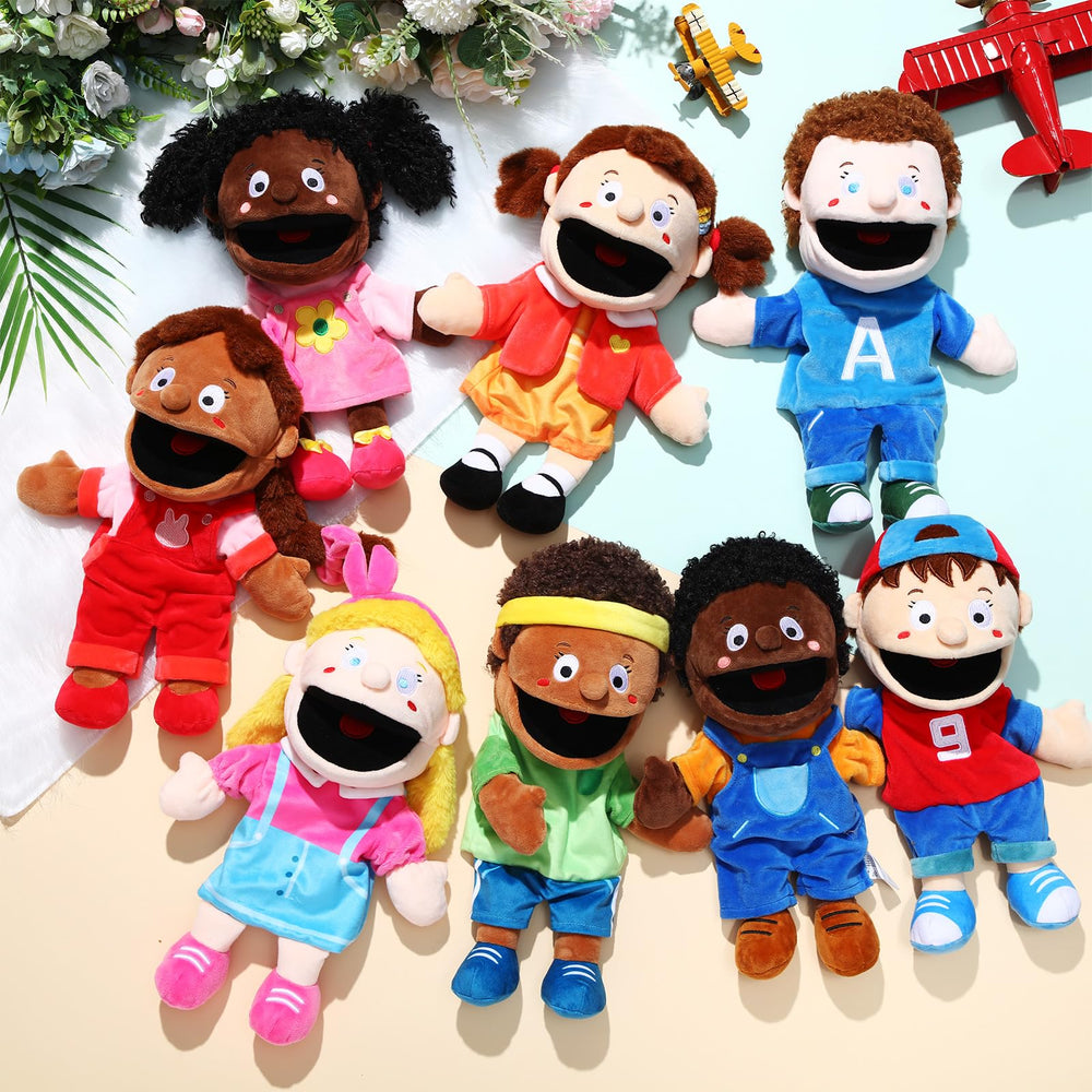 Lenwen washable soft fabric puppets are durable for repeated classroom use