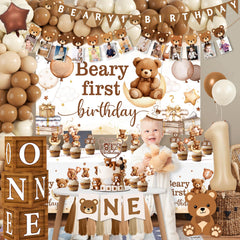 Lenyunge Bear monthly photo banner to track milestones during the party