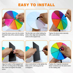 Leoenir prize wheel portable and detachable for easy storage and transport