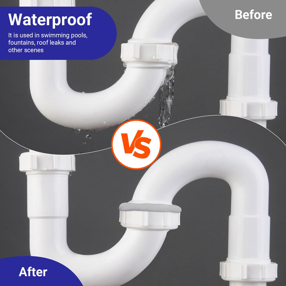 Leopong putty applied underwater in fountain repair