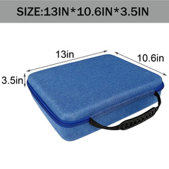 LeoTube 13x10.6x3.5 inch case keeps many cube sizes organized.