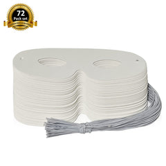 Lependor blank masquerade masks invite decorating with stickers, paints, or feathers for unique looks.