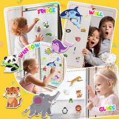 Lerifer Jelly Sticker Books Horse Riding: thick stickers designed for little fingers.