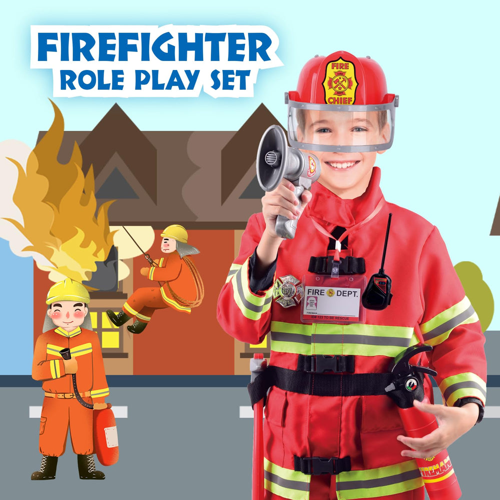 Lesheng space fire extinguisher prop enhances realistic firefighter role play